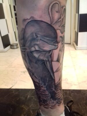 Dolfijn tattoo